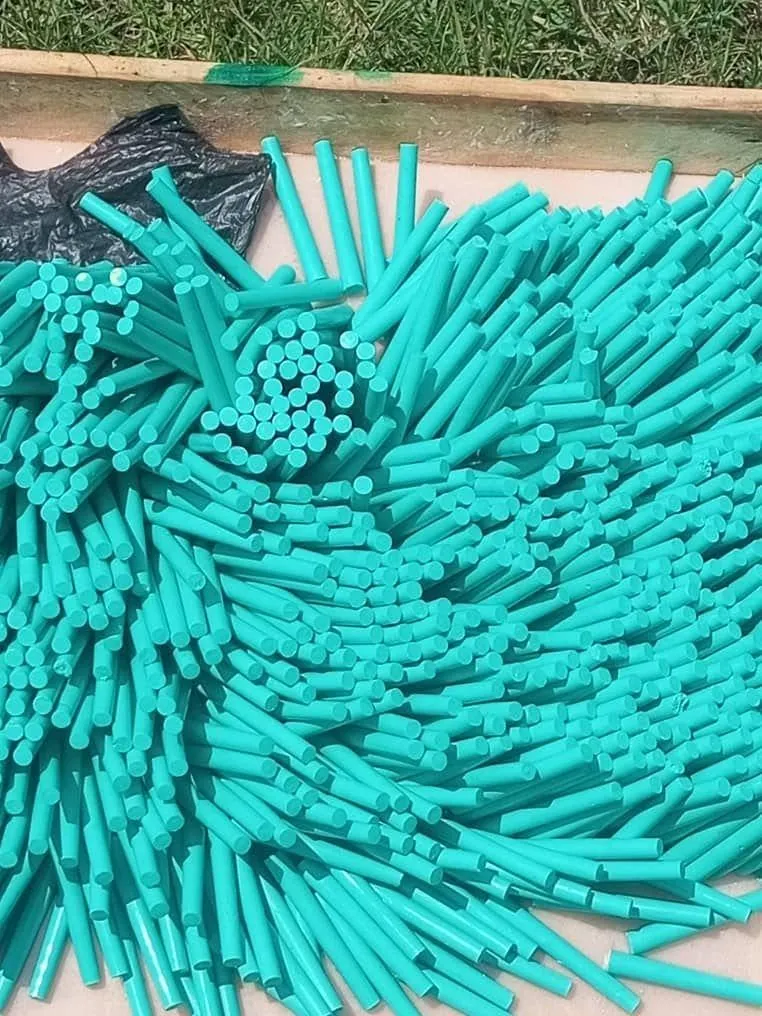 Freshly made green Omason chalk sticks